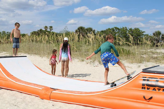 INFLATABLE HALF PIPE 8 FOOT WIDE